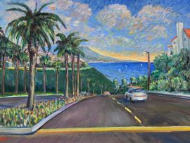 ROAD TO HARBOR 2      COMMISSIONED   24″ X 36″  OIL   9-3-2020   SOLD