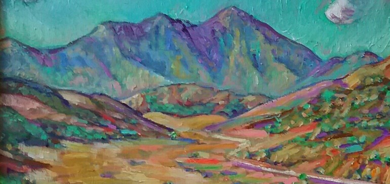 ROAD TO SADDLEBACK oil 15″ x 20″ 11-11-15
