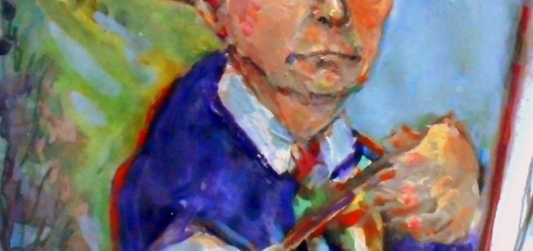 SELF  gouache  11″ x 7″  5-29-15