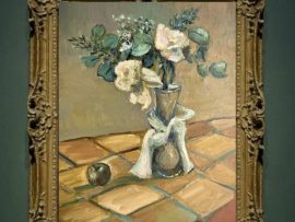 Happy Valentine’s Day     Roses  oil   16″ x 20″    2-14-2025